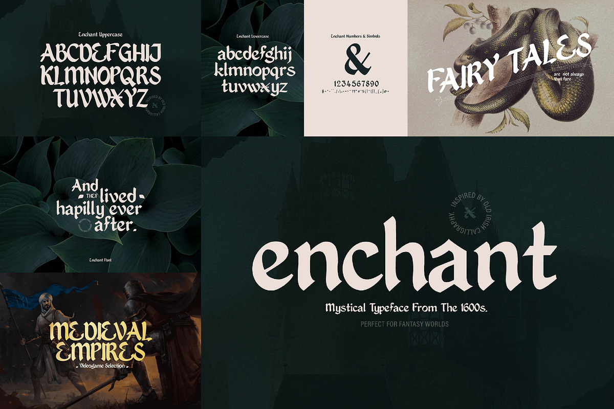 Gothic Font Bundle - 22 Fonts!, a Blackletter Font by HipFonts (Photo 6 of 9)