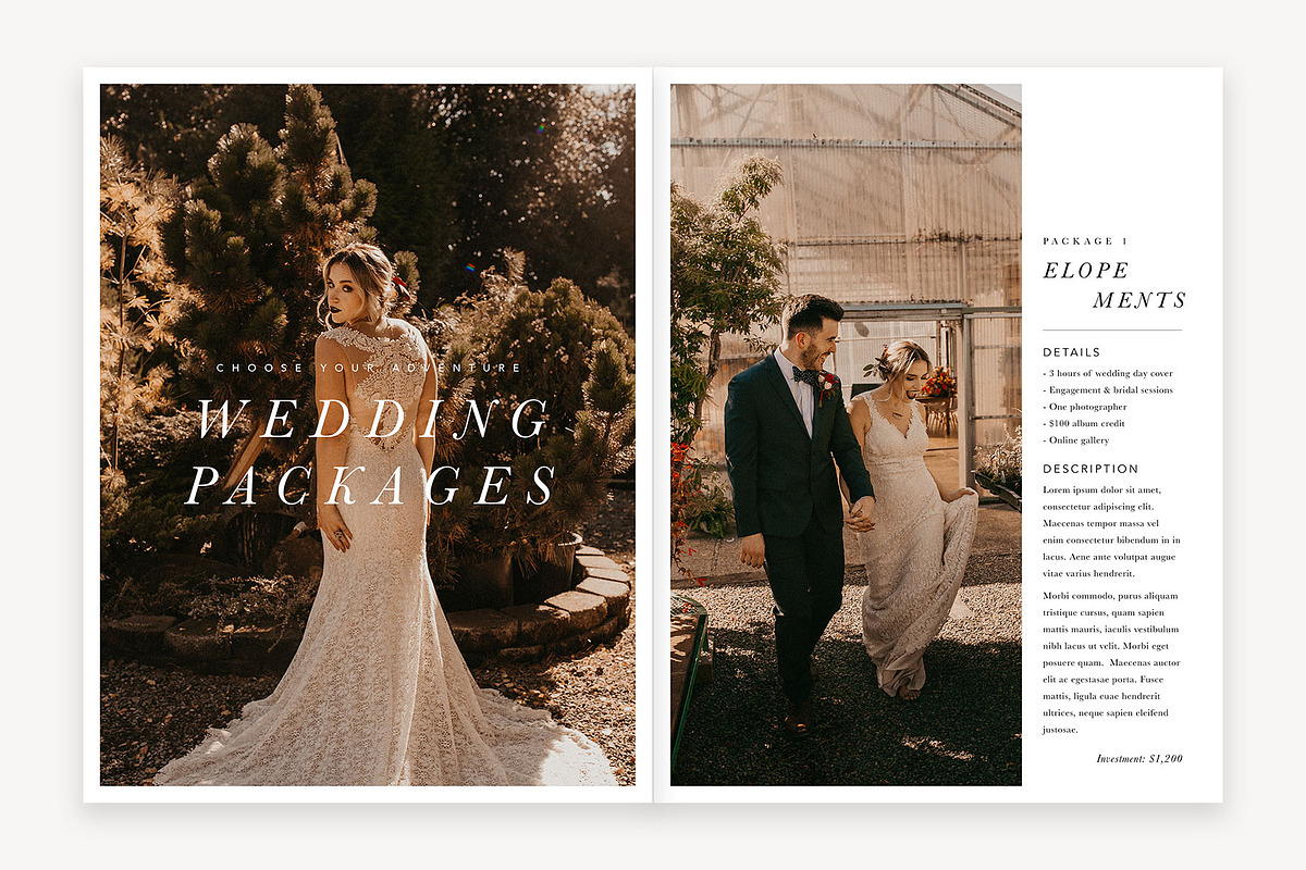 34-Page Wedding Photography Magazine, a Magazine Template by molly ho studio (Photo 2 of 7)
