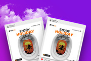 Travel and Tourism Social Media Post, a Social Media Template by designSultan (Thumbnail 1 of 3)