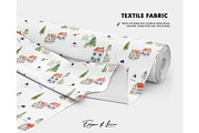 Alps Skiing Cozy Houses pattern, a Pattern Graphic by Milatoo (Thumbnail 3 of 3)