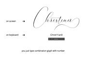 Washington Calligraphy Modern, a Script Font by Teweka (Thumbnail 11 of 19)
