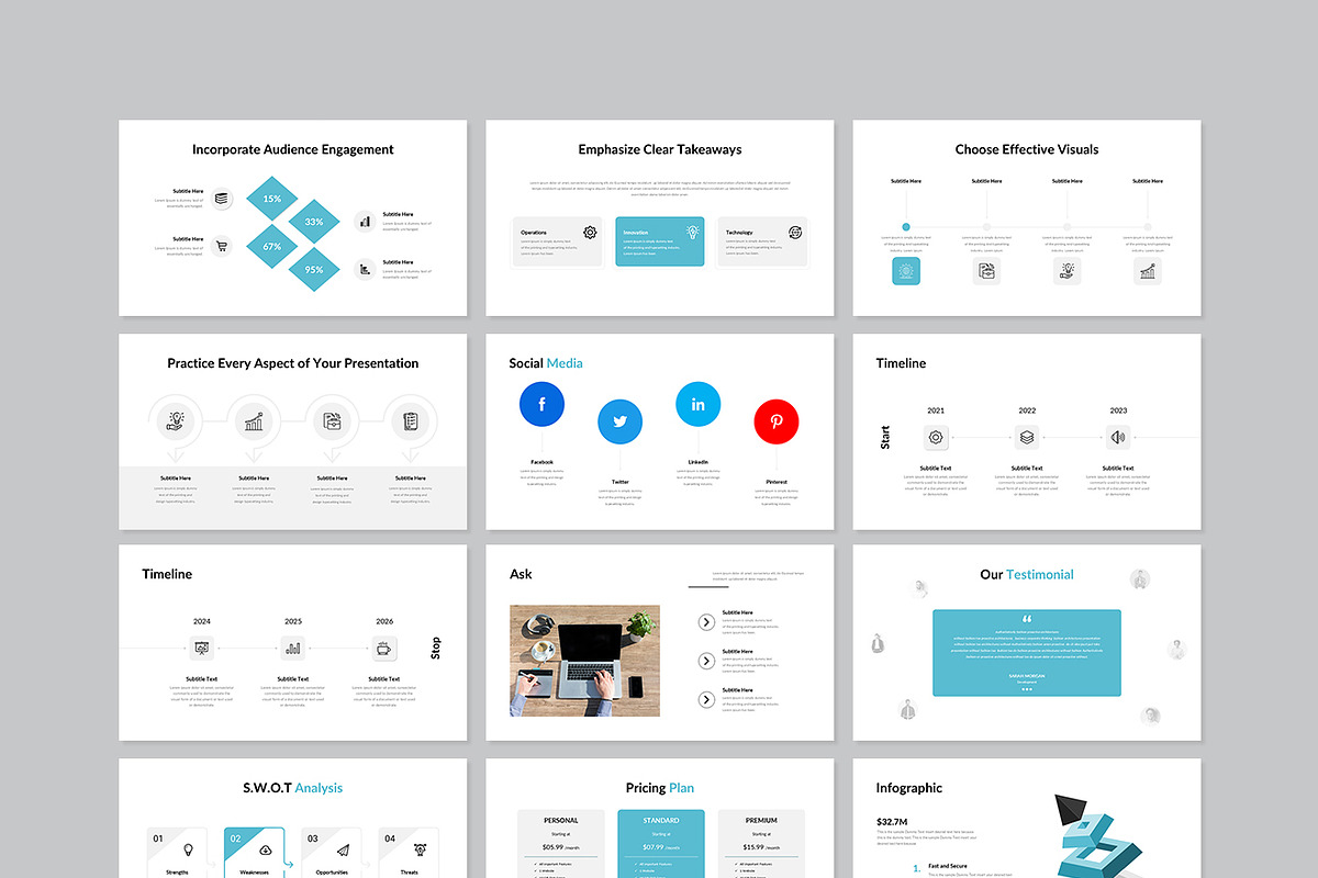 Non Profit Presentation Template, a Presentation Template by GenerousArt (Photo 8 of 8)
