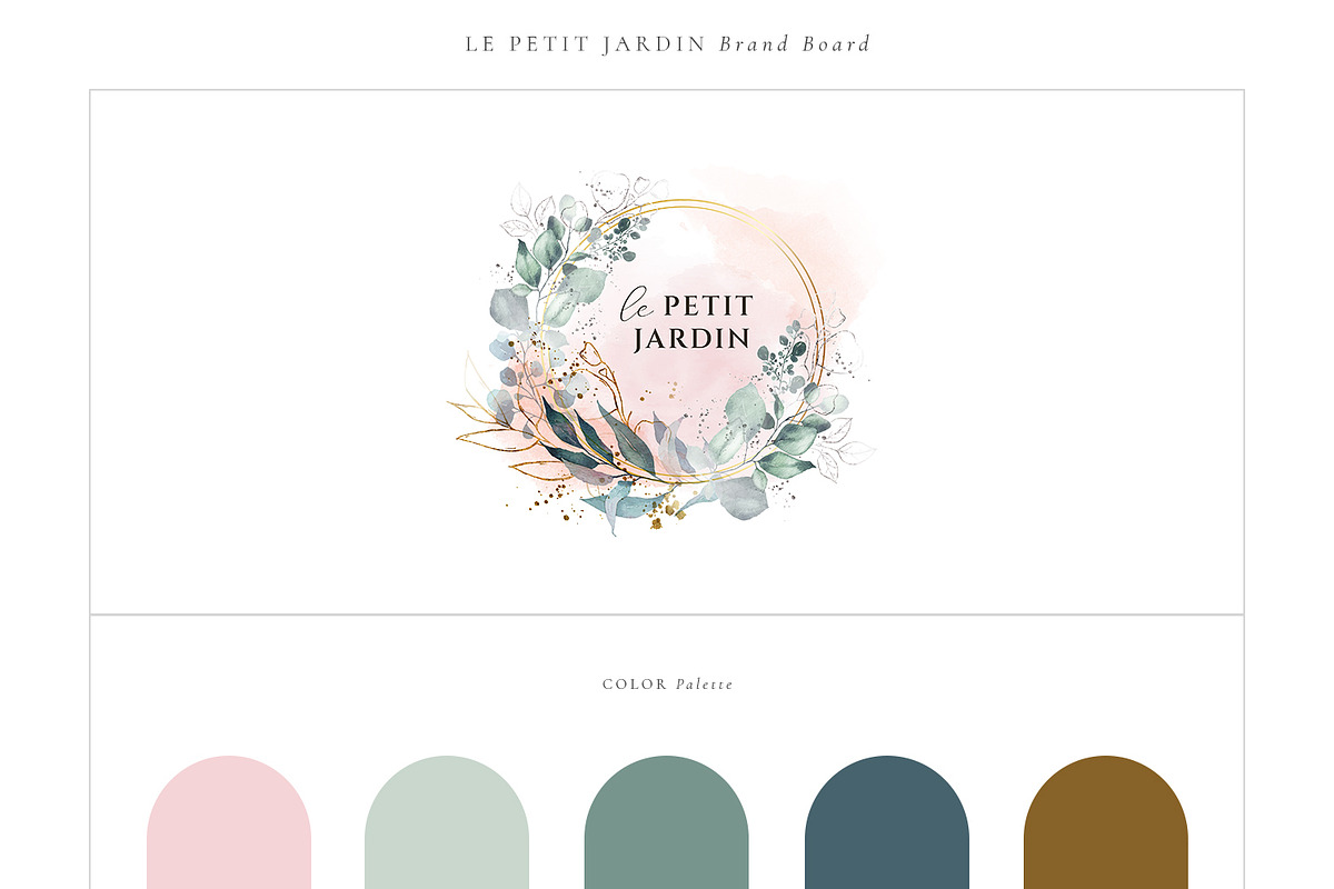 Logo and Branding, Watercolor Logo, a Branding & Logo Template by Olya Creative (Photo 1 of 3)