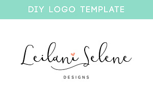 Signature Logo DIY Template