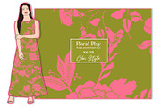Floral Play Prints & Patterns, a Pattern Graphic by GND ART STUDIO (Thumbnail 5 of 8)