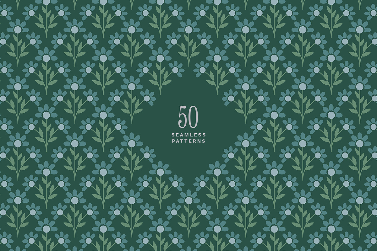 Blossom - Earthy Patterns & Shapes, a Pattern Graphic by Basia Stryjecka (Photo 3 of 33)