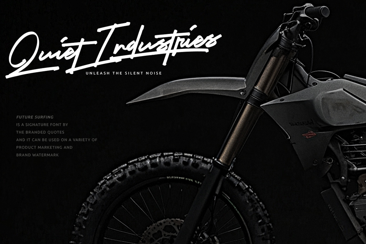 Future Surfing Font, a Handwritten Font by The Branded Quotes (Photo 3 of 8)