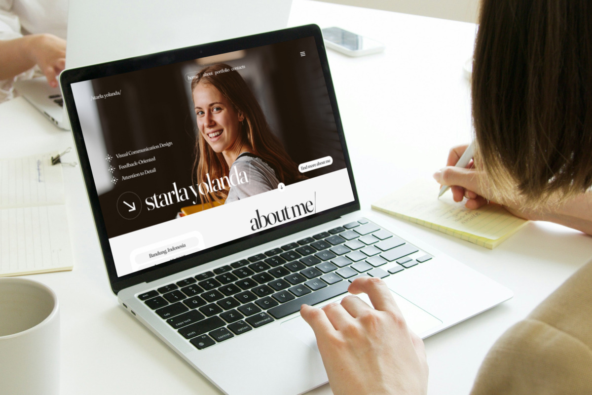 Starla – Student Portfolio Landing, a Landing Page Template by trabaskriya (Photo 5 of 5)