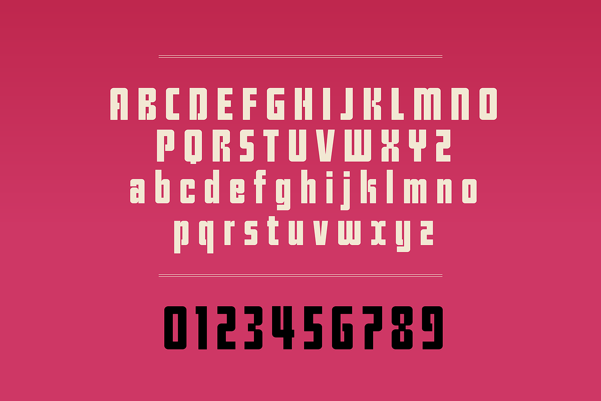 Cinematic retro sans (12 fonts), a Sans Serif Font by SelfBuild Type (Photo 5 of 10)