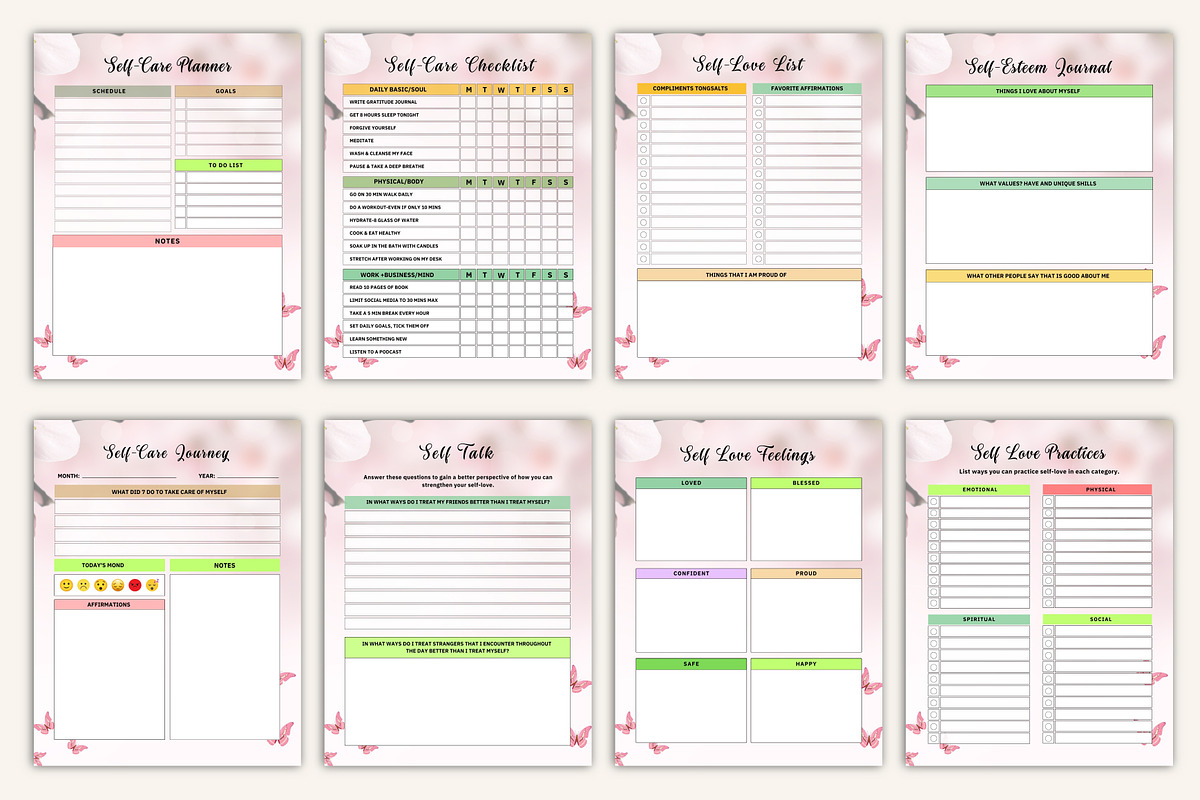 2026 Self-Love Building Workbook, a Print Template by Designmela01 (Photo 10 of 10)