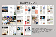 Canva Newsletter Template, a Magazine Template by Oshin Design (Thumbnail 6 of 7)