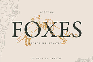VINTAGE FOX LOGO & ILLUSTRATIONS
