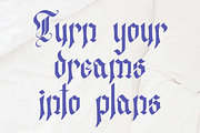 Westend Ridge - Blackletter Font, a Blackletter Font by Randi Irvan | Rvandtype (Thumbnail 2 of 12)