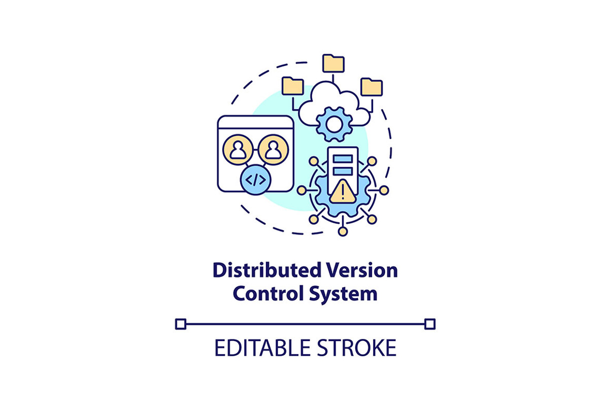 Distributed version control system, an Icon by IMG Visuals