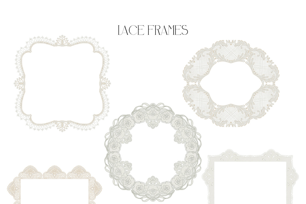Heirloom Romance Vintage Lace Floral, a Decorative Illustration by Catch the Dream Art (Photo 6 of 13)