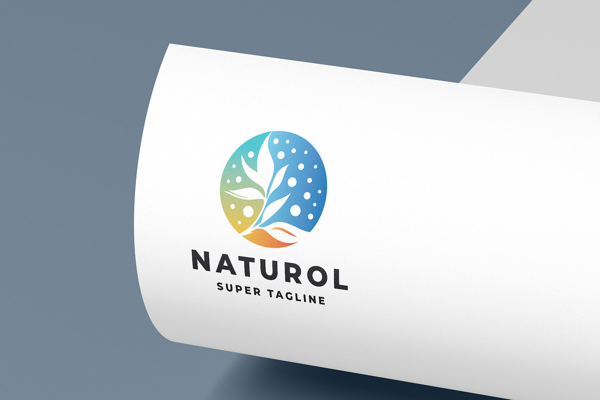 Nature Wellness Round Logo, a Branding & Logo Template by Design_Planet (Photo 2 of 2)