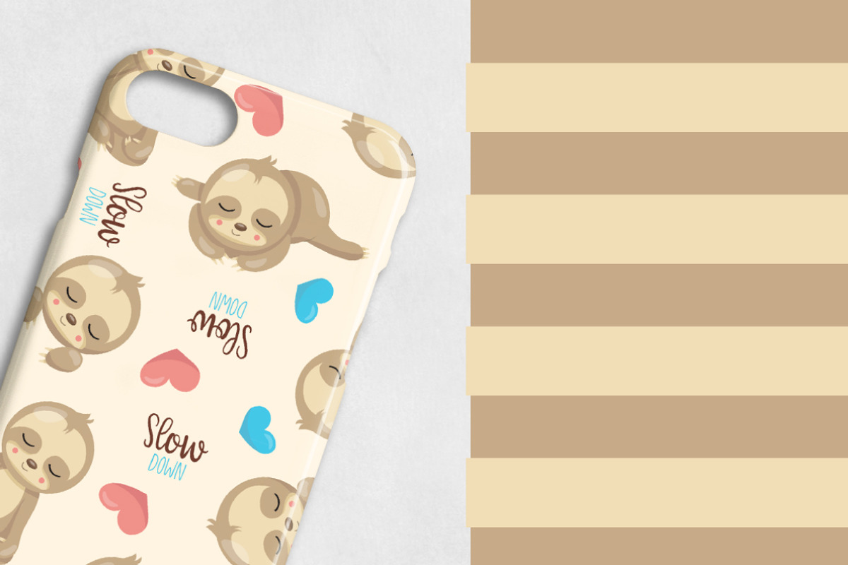 SLOTH Pattern collection, a Pattern Graphic by PrettyPatterns (Photo 3 of 5)