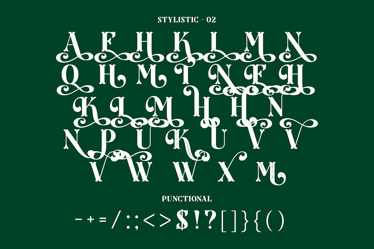 Bremina Decorative Serif Font, a Serif Font by Luna Shop (Photo 4 of 8)