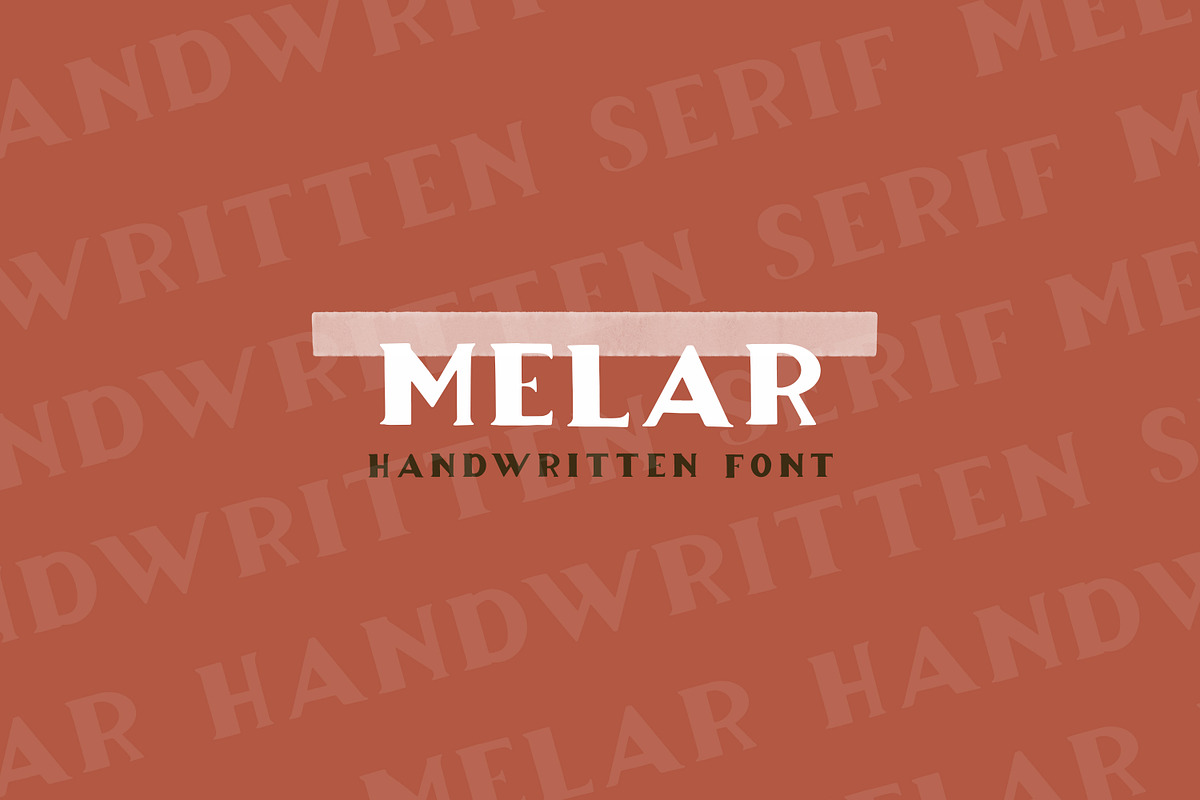 Melar - a hand drawn serif font, a Serif Font by Art pages (Photo 1 of 14)