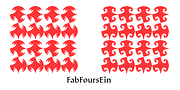 FabFours, a Symbol Font by Ingrimayne Type (Thumbnail 1 of 11)