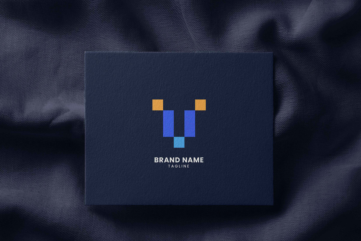 Monogram Letter TV Logo, a Branding & Logo Template by okkydianpra (Photo 3 of 3)