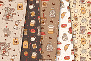 Cafe and Bakery Clipart and Patterns, a Food Illustration by Drafts n Doodles (Thumbnail 5 of 12)