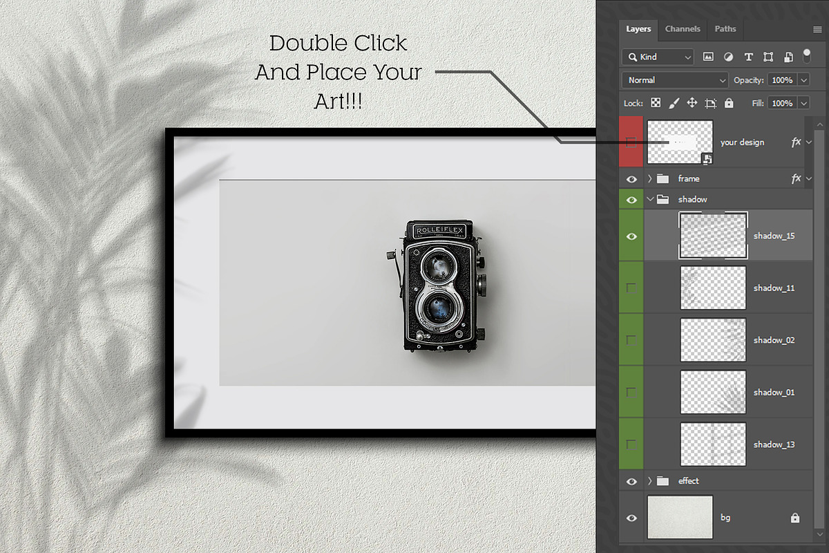 Frame Mockup #01, a Household Mockup by alexandeerco (Photo 2 of 6)