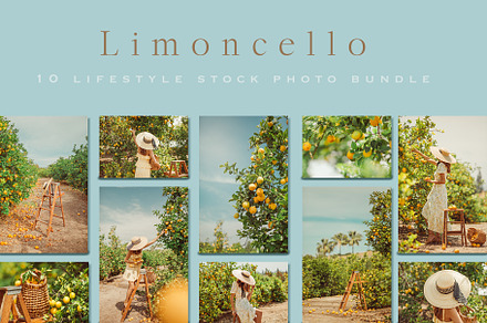 Limoncello Styled Stock Photo Bundle, a Background Photo by Munopia