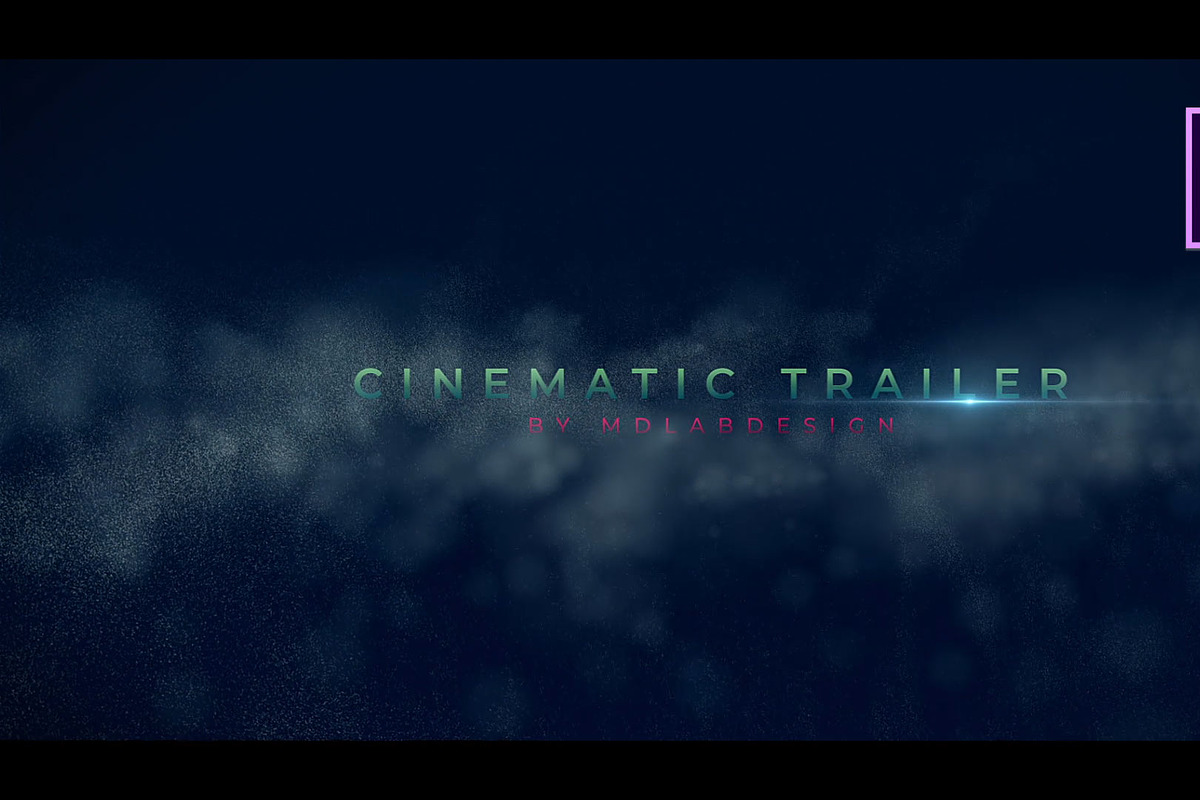 Cinematic Trailer, a Templates & Theme by mdlabdesign