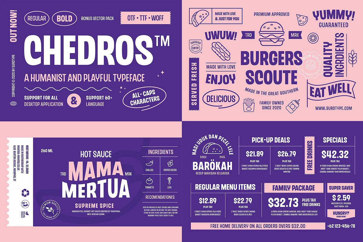 Font Bundle - Complete Collection, a Serif Font by A.Budianto (Photo 21 of 39)