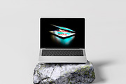 High-Quality MacBook Mockup, a Wearable Device Mockup by safrizalstudio (Thumbnail 5 of 5)