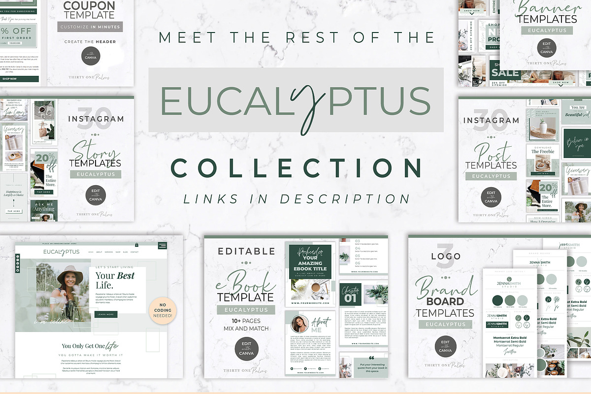 Brand Board Templates | Canva, a Presentation Template by Thirty One Palms Studio (Photo 7 of 7)
