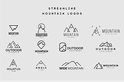 Streamline Mountain Logos, a Branding & Logo Template by LovePowerDesigns (Thumbnail 5 of 5)
