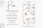 Instagram Post Template Pure Clear, a Templates & Theme by Bumblebee (Thumbnail 2 of 6)