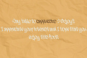 Cappuccino Handwriting Font, a Handwritten Font by Ruddean2109 (Thumbnail 10 of 10)
