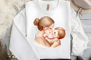 Mothers Day Clipart, Mom Clipart, an Illustration by DreamCafeArt (Thumbnail 5 of 6)