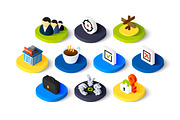 Isometric icons - Business, an Icon by sidmaydesign (Thumbnail 2 of 3)