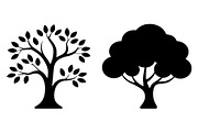 Tree Silhouette Vector Collection, an Illustration by Creativeshirt (Thumbnail 5 of 7)
