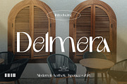 Delmera - Retro Font, a Sans Serif Font by Eztudio (Thumbnail 1 of 12)