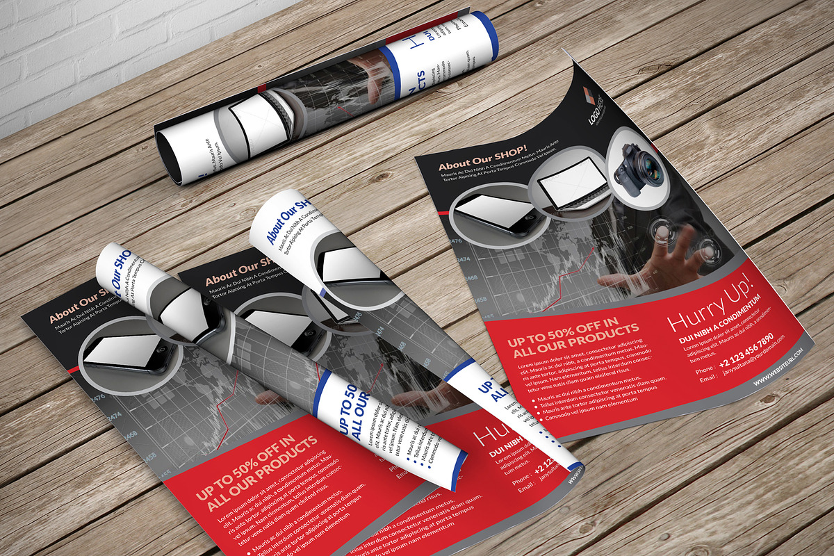 Product Promotion Flyer Template, a Flyer Template by JanySultana (Photo 6 of 6)