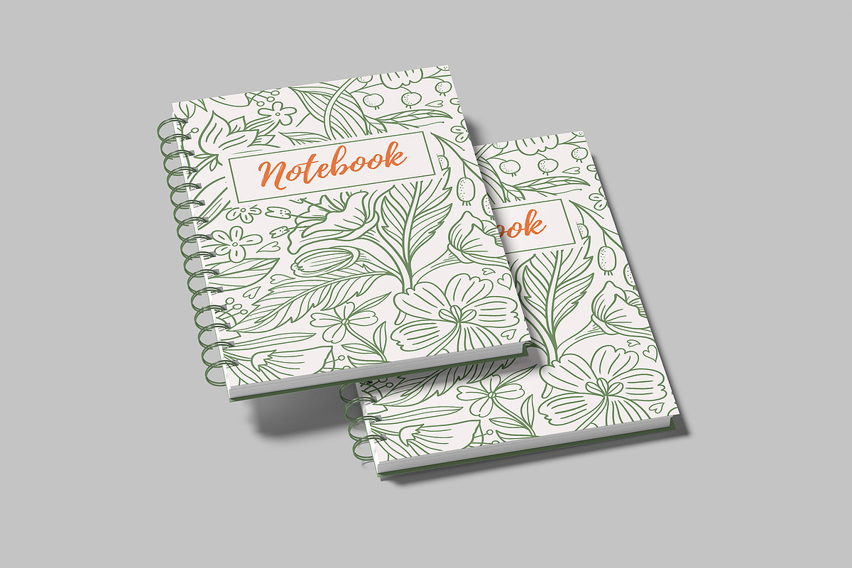 Spiral Notebook Mock-up, a Books & Magazine Mockup by Graphiculon (Photo 4 of 10)