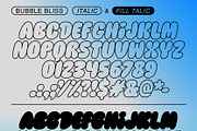 Bubble Bliss Typeface, a Font by MightySHORT (Thumbnail 8 of 10)