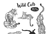Jungle Cat Sketches, an Icon by Anastasiya Klempach (Thumbnail 3 of 10)