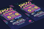 Disco Retro Music Party, a Flyer Template by Muhamad Iqbal hidayat (Thumbnail 3 of 4)