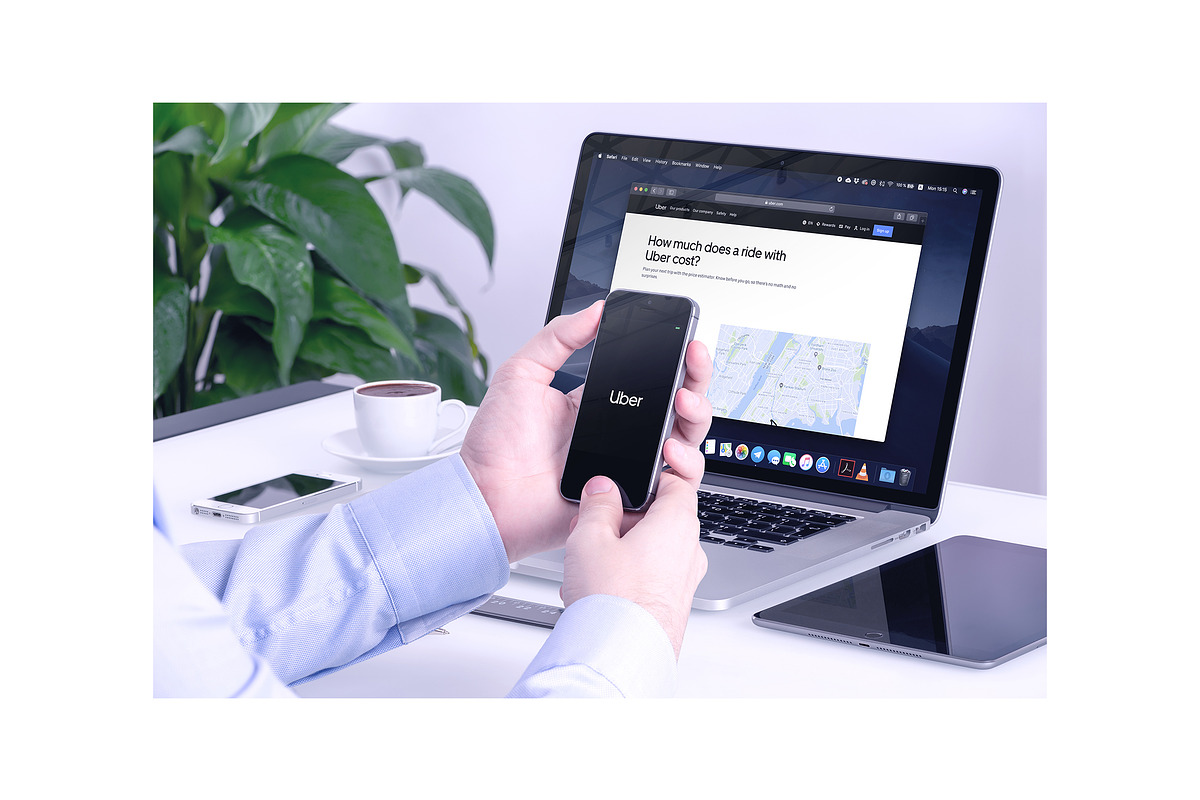 MacBook Pro Office Mockups, an iPhone Mockup by Mockups & Illustrations (Photo 10 of 11)