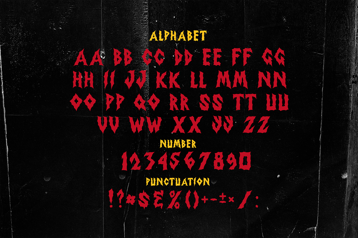 Riotspike Crossbones Graffiti, a Blackletter Font by dansdesign (Photo 2 of 9)