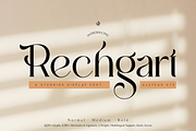 Rechgart, a Serif Font by Aluyeah Studio (Thumbnail 1 of 15)