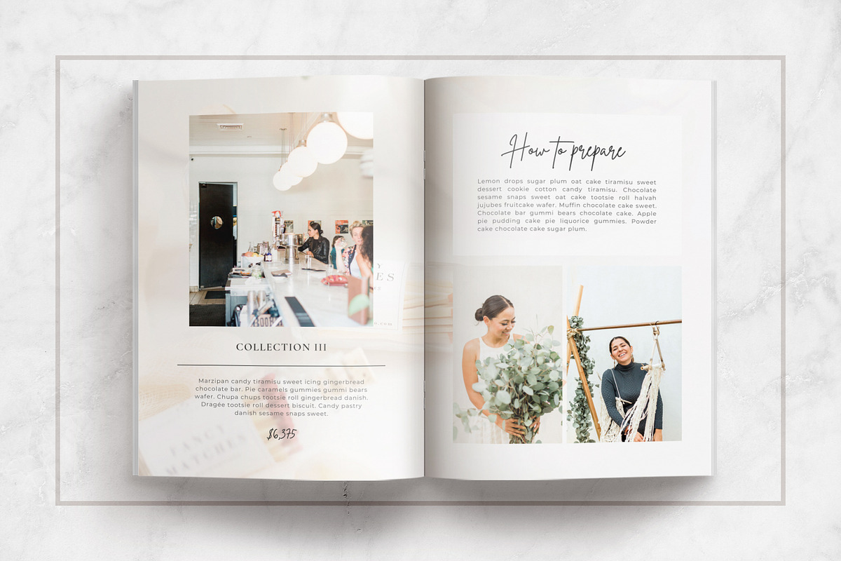 Adeline - CANVA Pricing Guide Doc, a Magazine Template by Gillian Sarah (Photo 8 of 12)