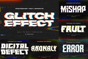 Glitch Text Or Logo Effects