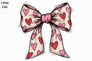Coquette Heart Bow PNG, an Illustration by Canvas Craft (Thumbnail 1 of 6)